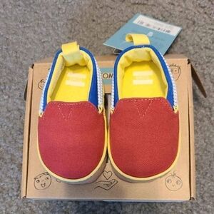 Tom's Lima Red, Yellow, And Blue Canvas